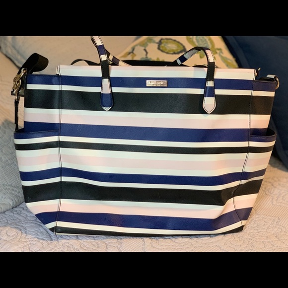 Kate Spade Cruise Stripe Kaylie Baby Diaper Bag - Picture 8 of 13